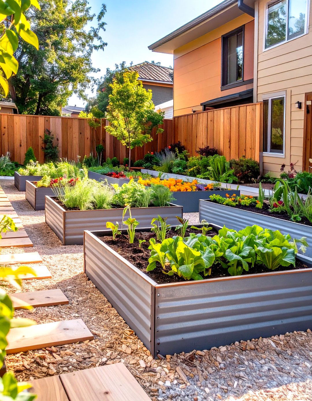 The Raised Bed Garden Hub - 30 modern backyard ideas no grass