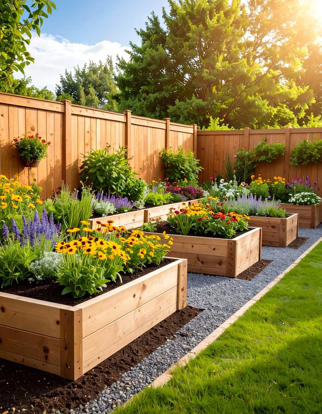 The Raised Bed Perennial Garden - 30 layout perennial flower garden design plans ideas