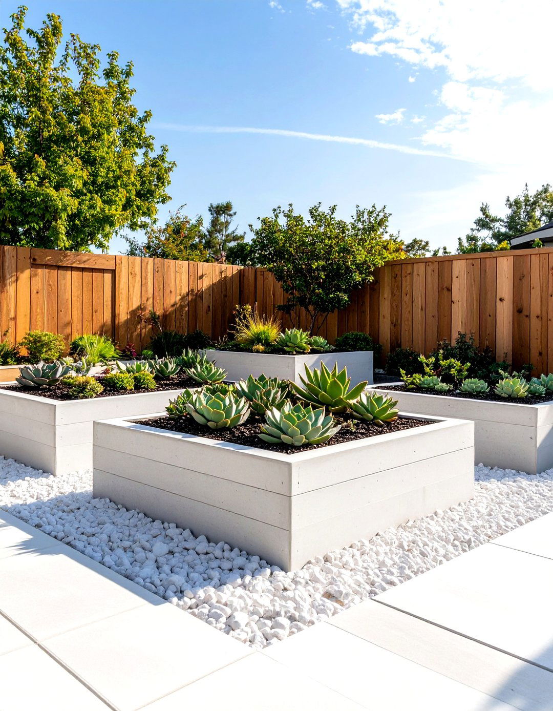 The Raised Bed Rock Garden - 30 front yard landscaping ideas modern rock garden ideas