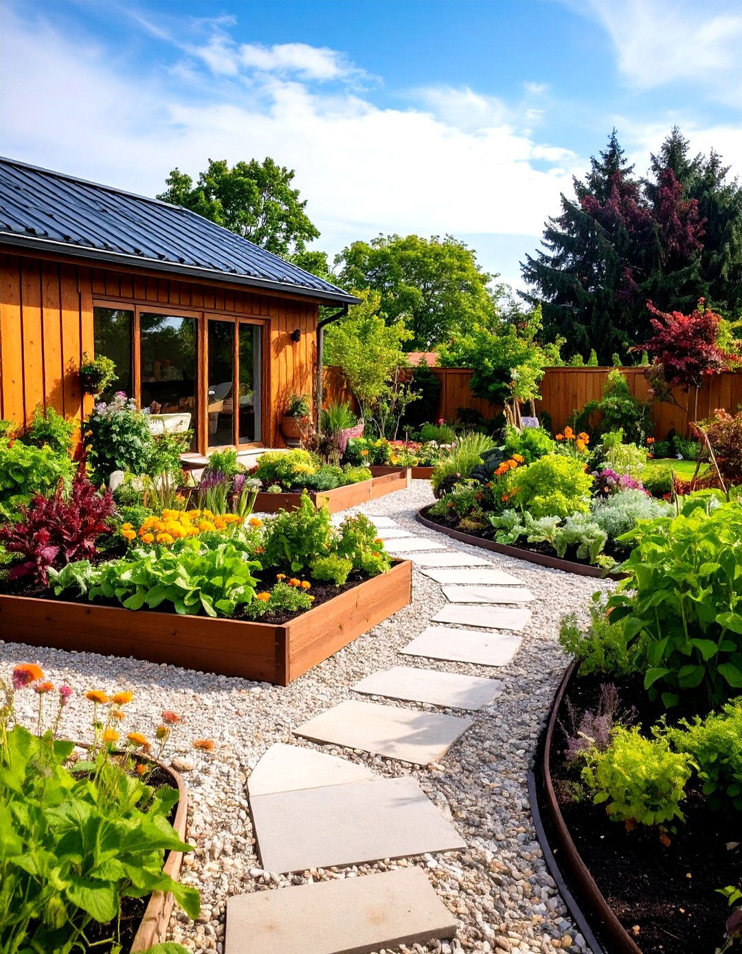 The Raised Bed Vegetable Garden - 30 landscaping backyard ideas