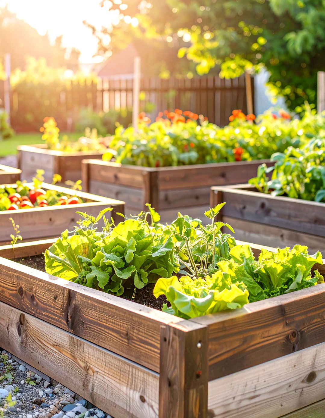The Raised Bed Vegetable Garden - 30 low maintenance garden ideas