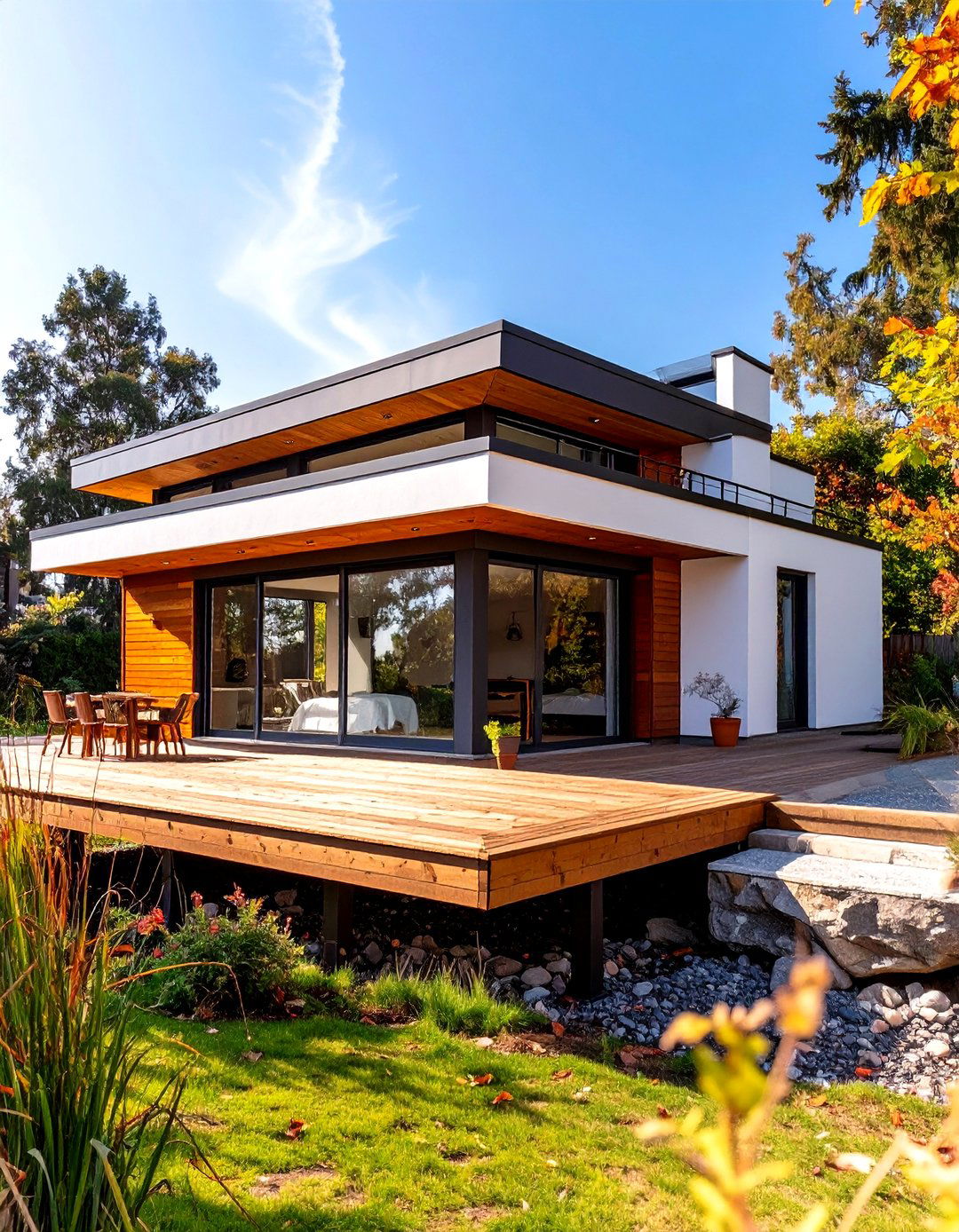 The Raised Pier Foundation House - 30 low budget modern 3 bedroom house design ideas