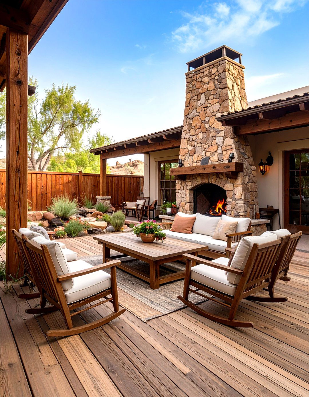 The Ranch Style Rustic Retreat - 30 desert backyard ideas