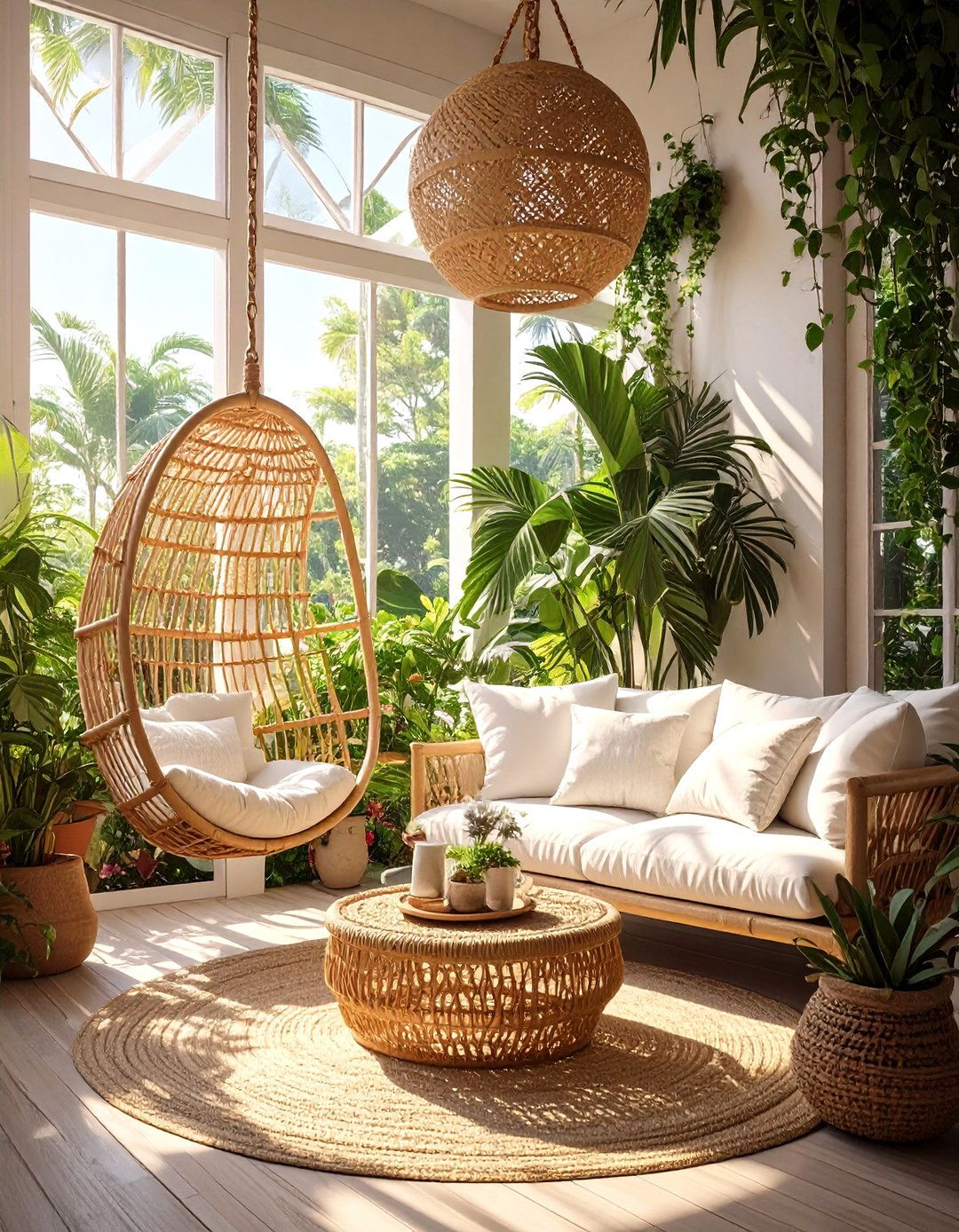The Rattan and Wicker Furniture Focus - 30 coastal interior design ideas