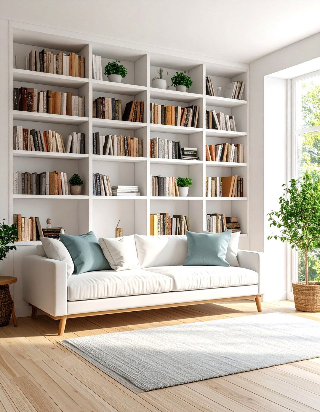 The Reading Nook Living Room Bookshelf - 30 living room bookshelf ideas