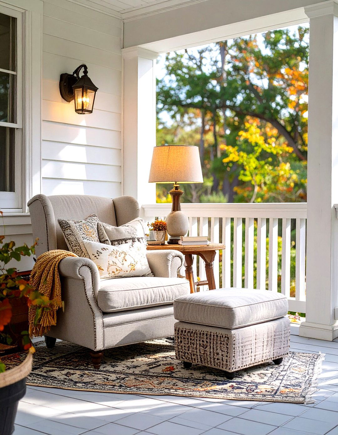 The Reading Nook Porch - 30 house front porch ideas