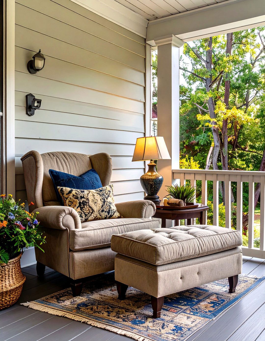 30 Long Front Porch Decorating Ideas for Your Home - We Love Home Blog