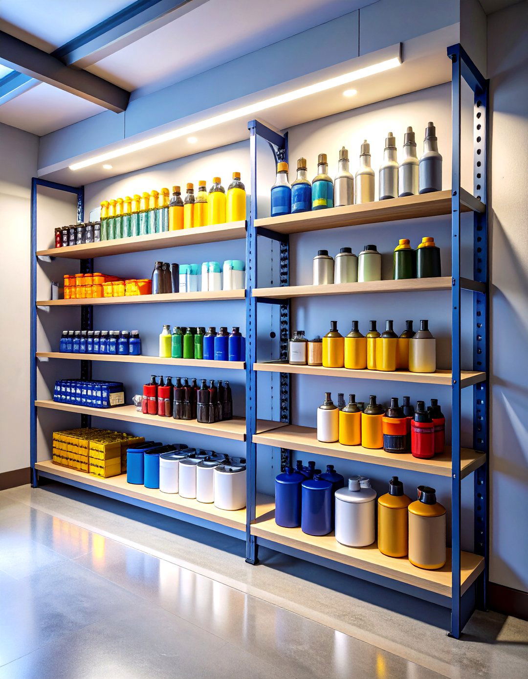 The Recessed in Wall Garage Shelf - 30 garage shelf ideas