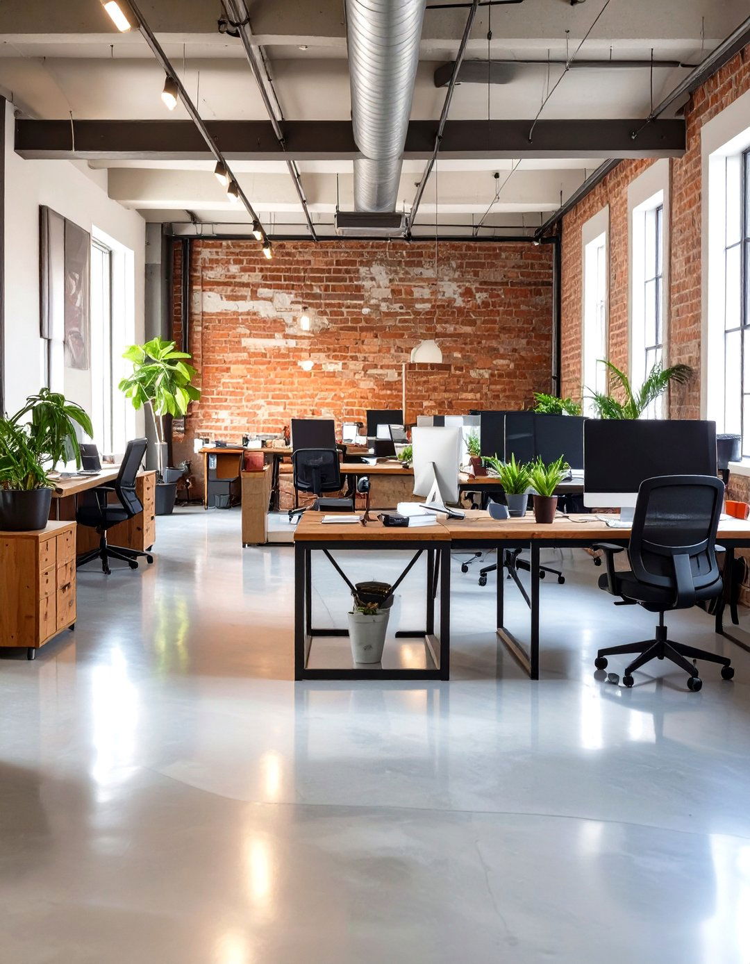 The Reclaimed Industrial Office - 30 green office ideas