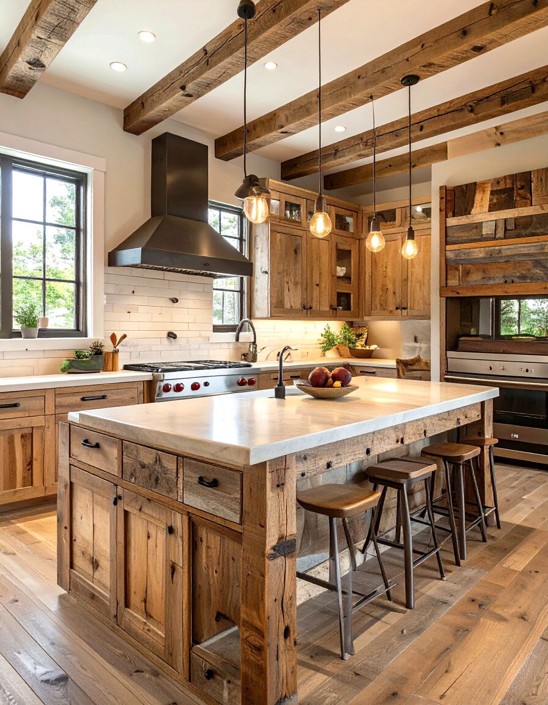 The Reclaimed Materials Kitchenette - 30 basement kitchenette ideas