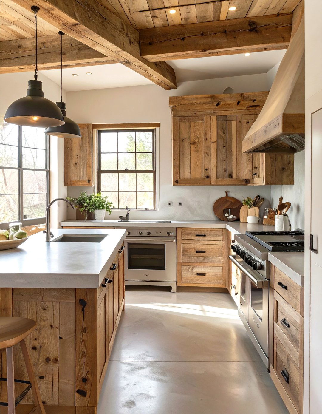 The Reclaimed Wood Cottage Kitchen - 30 cottage kitchen ideas
