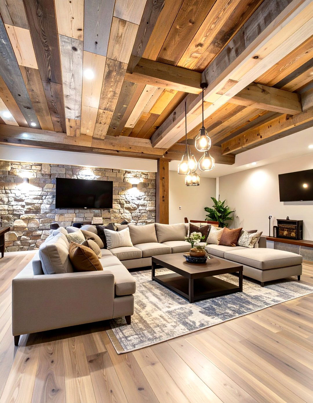 30 Cheap Basement Ceiling Ideas for a Finished Look - We Love Home Blog