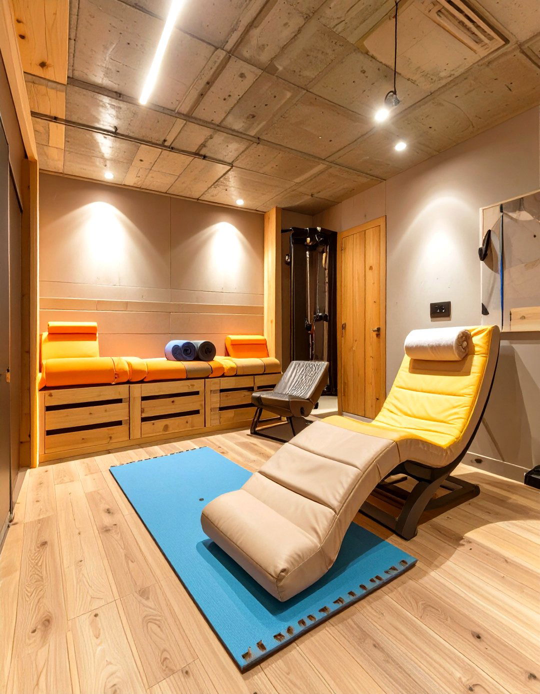 The Recovery Focused Sanctuary - 30 basement gym ideas
