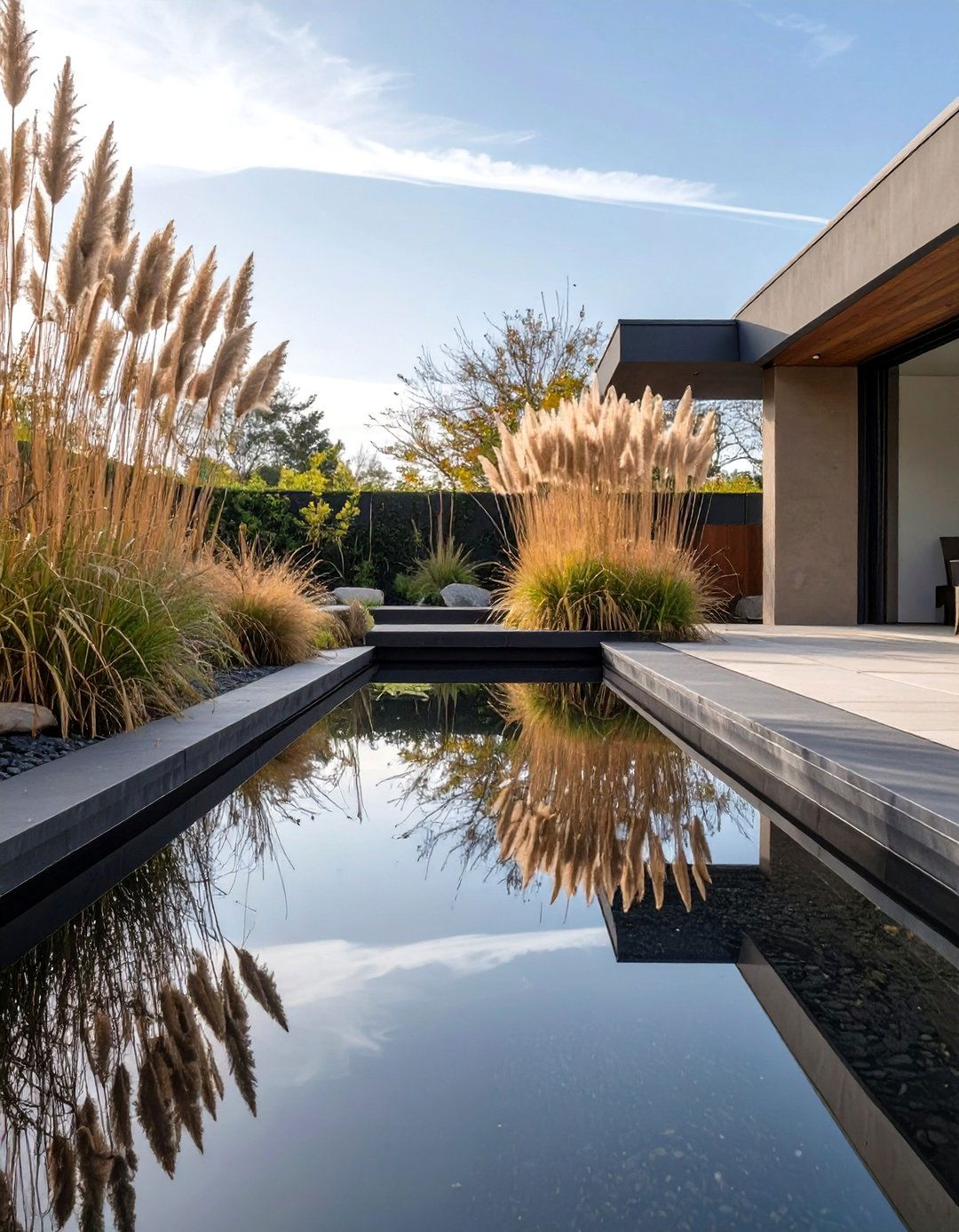 The Reflective Water Garden - 30 modern small garden ideas