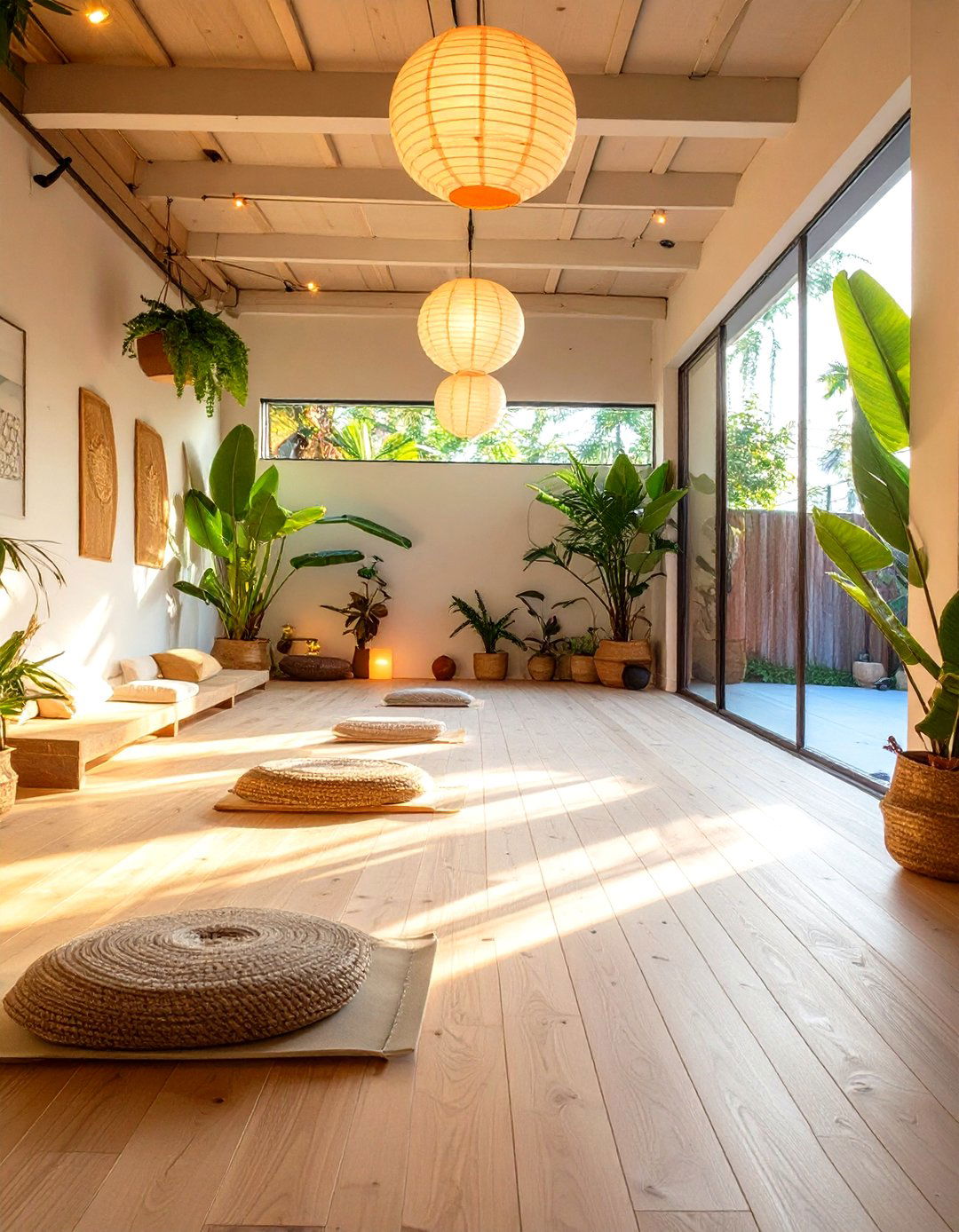 The Relaxing Yoga and Meditation Den - 30 garage hangout ideas
