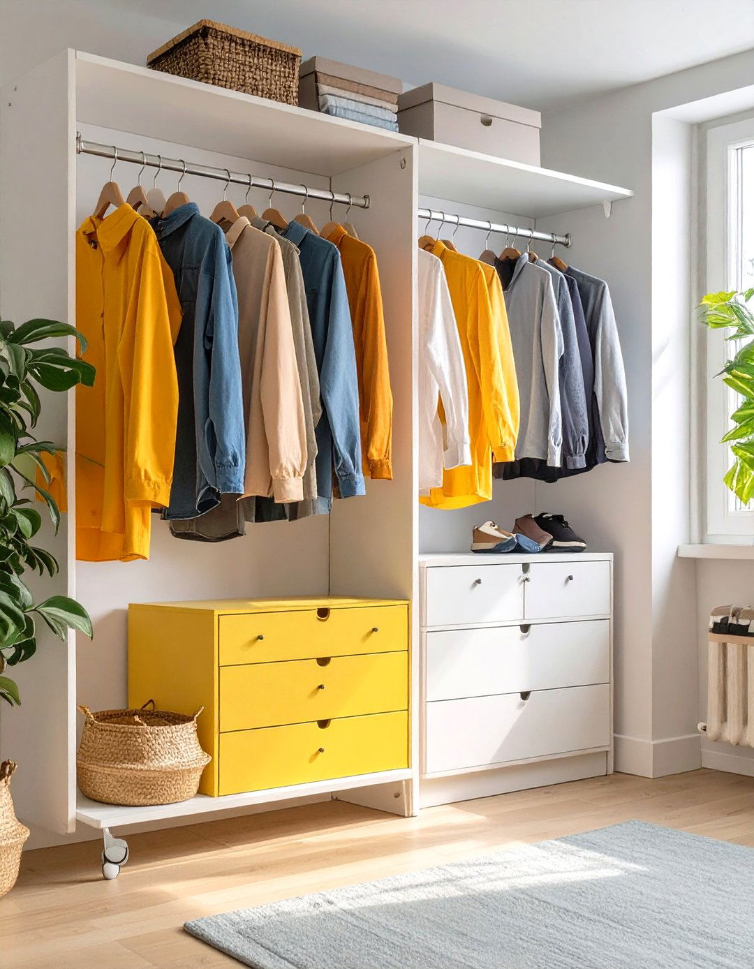 The Renter Friendly Freestanding Closet - 30 ikea closet organizer ideas