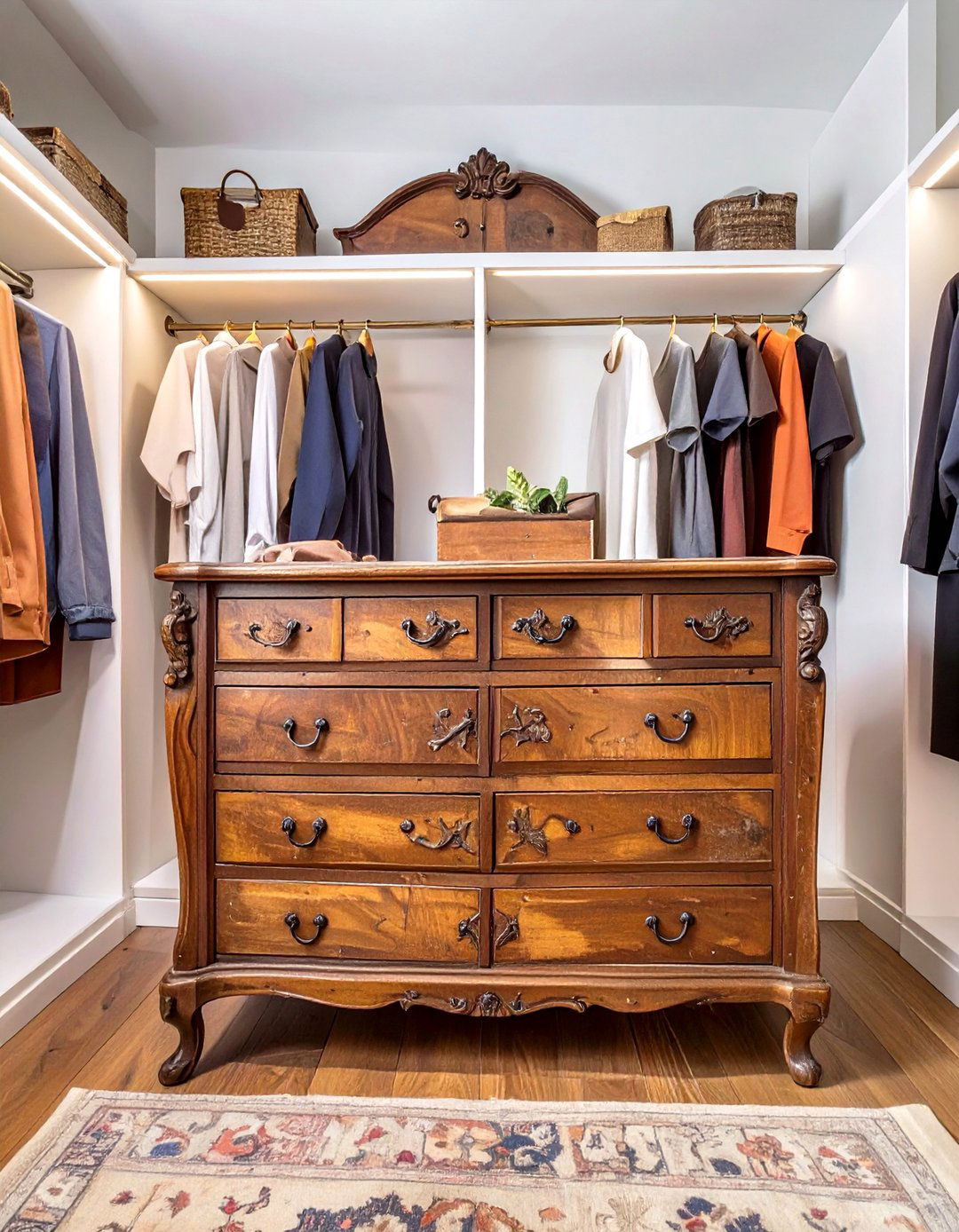 The Repurposed Antique Dresser - 30 dresser in closet ideas