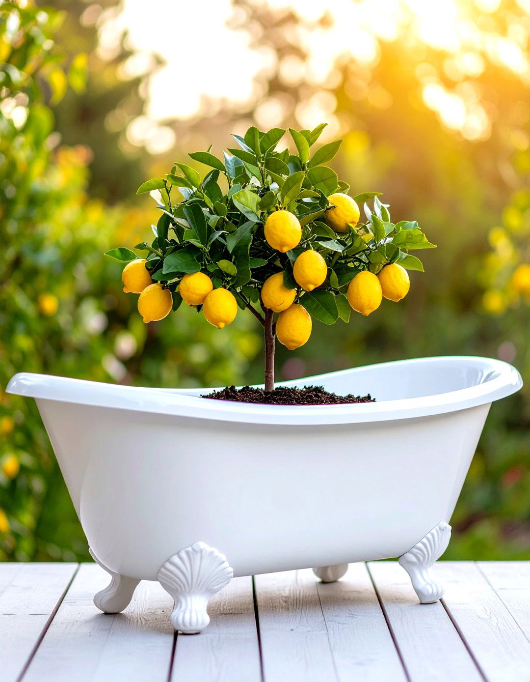 The Repurposed Bathtub Raised Garden Bed - 30 diy raised garden bed ideas