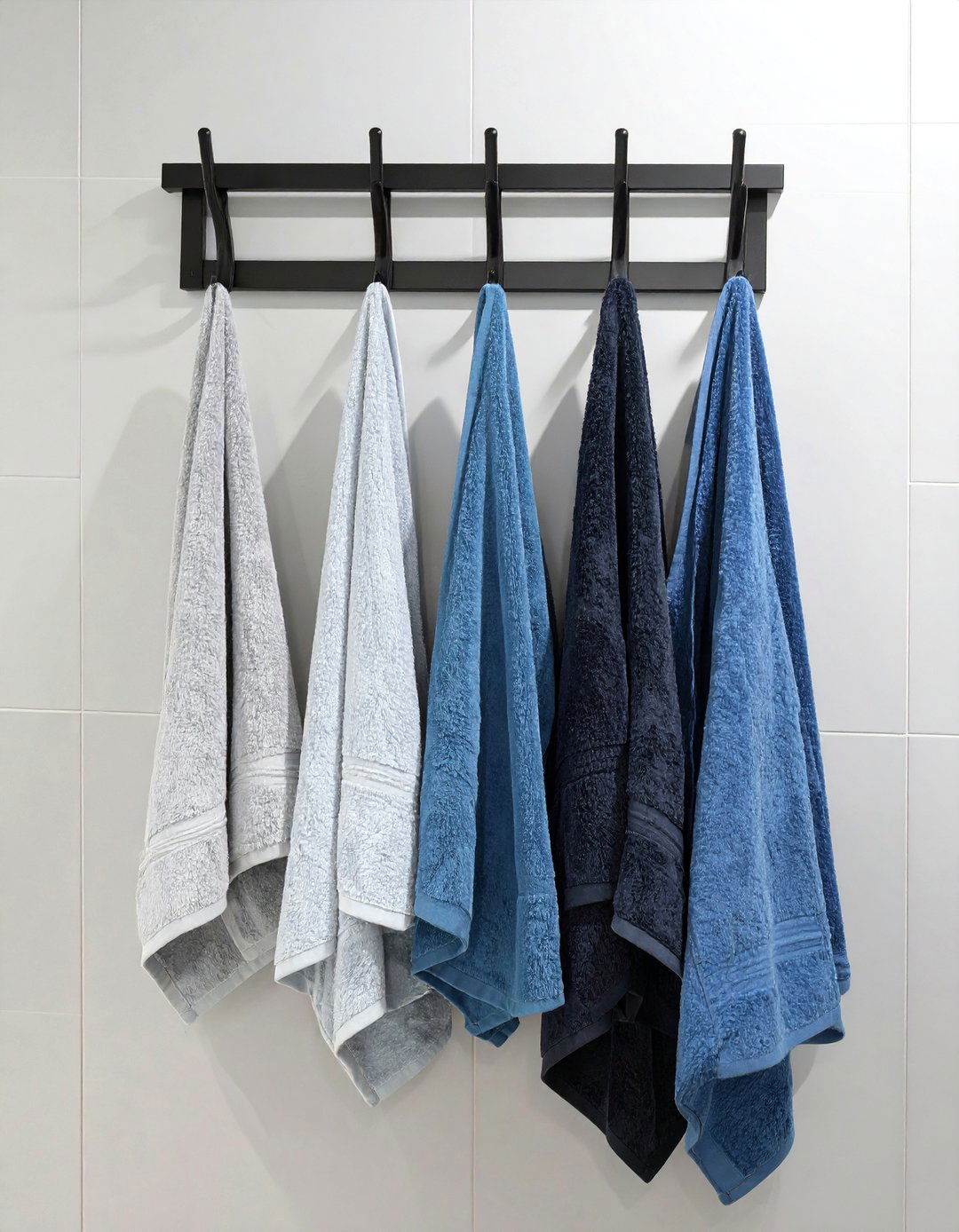 The Repurposed Coat Rack - 30 bathroom towel ideas