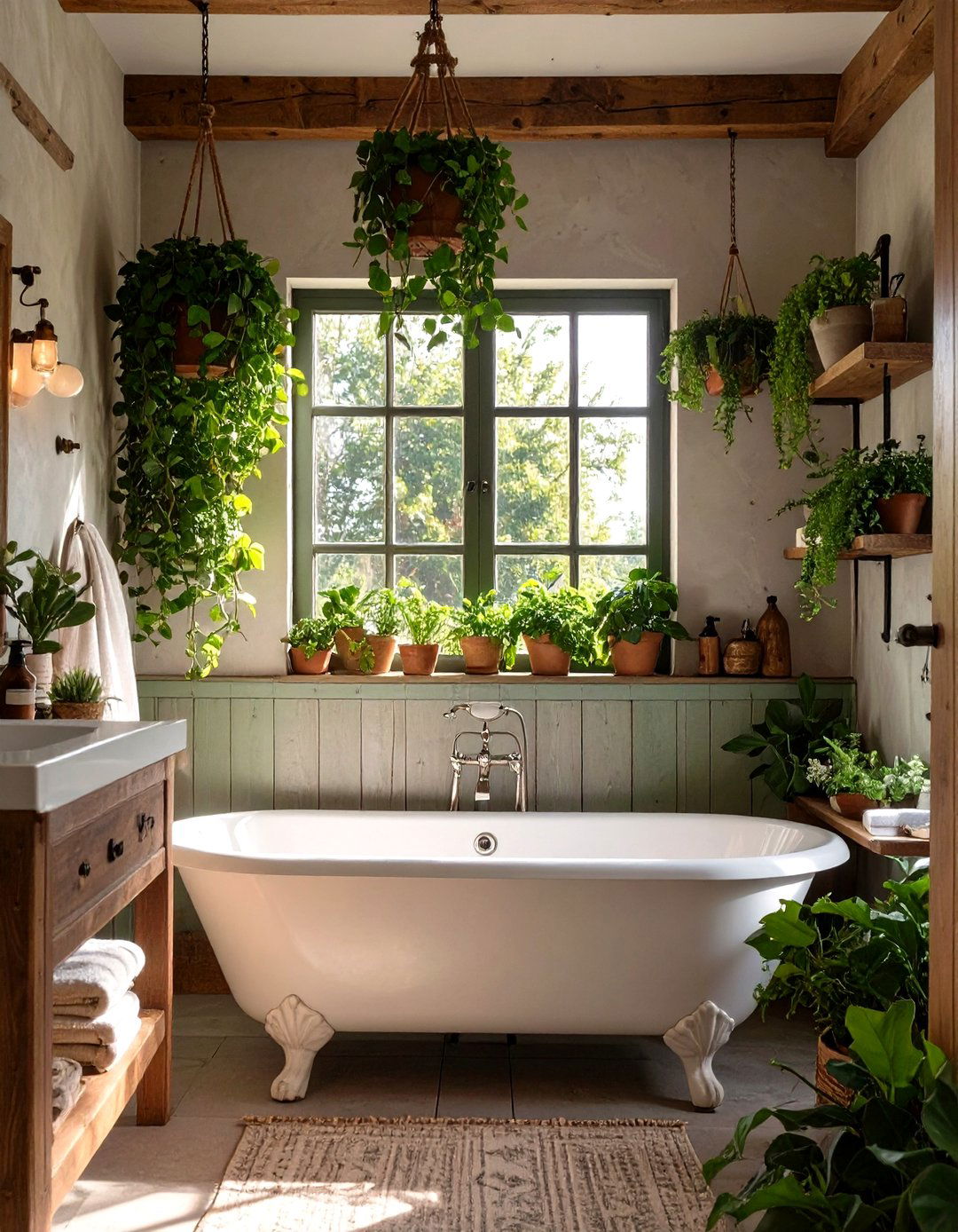 The Repurposed Furniture Vanity Bathroom - 30 farmhouse rustic bathroom ideas