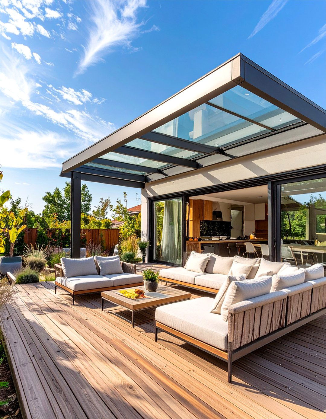 The Retractable Roof Patio System - 30 backyard patio enclosure ideas