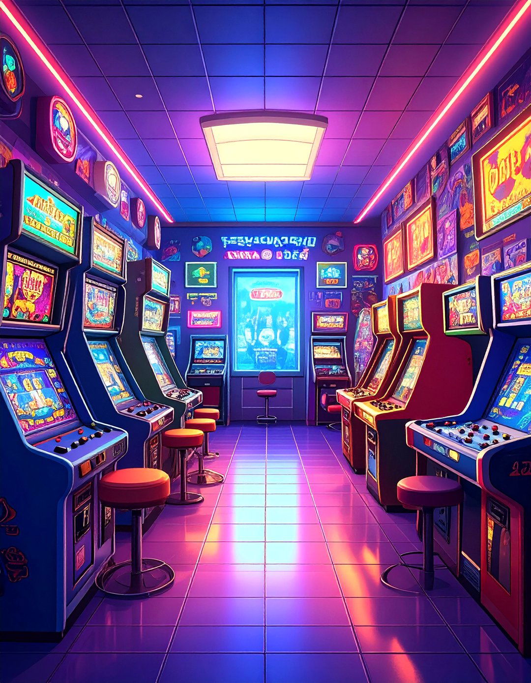 The Retro Arcade Man Cave - 30 man cave decor ideas