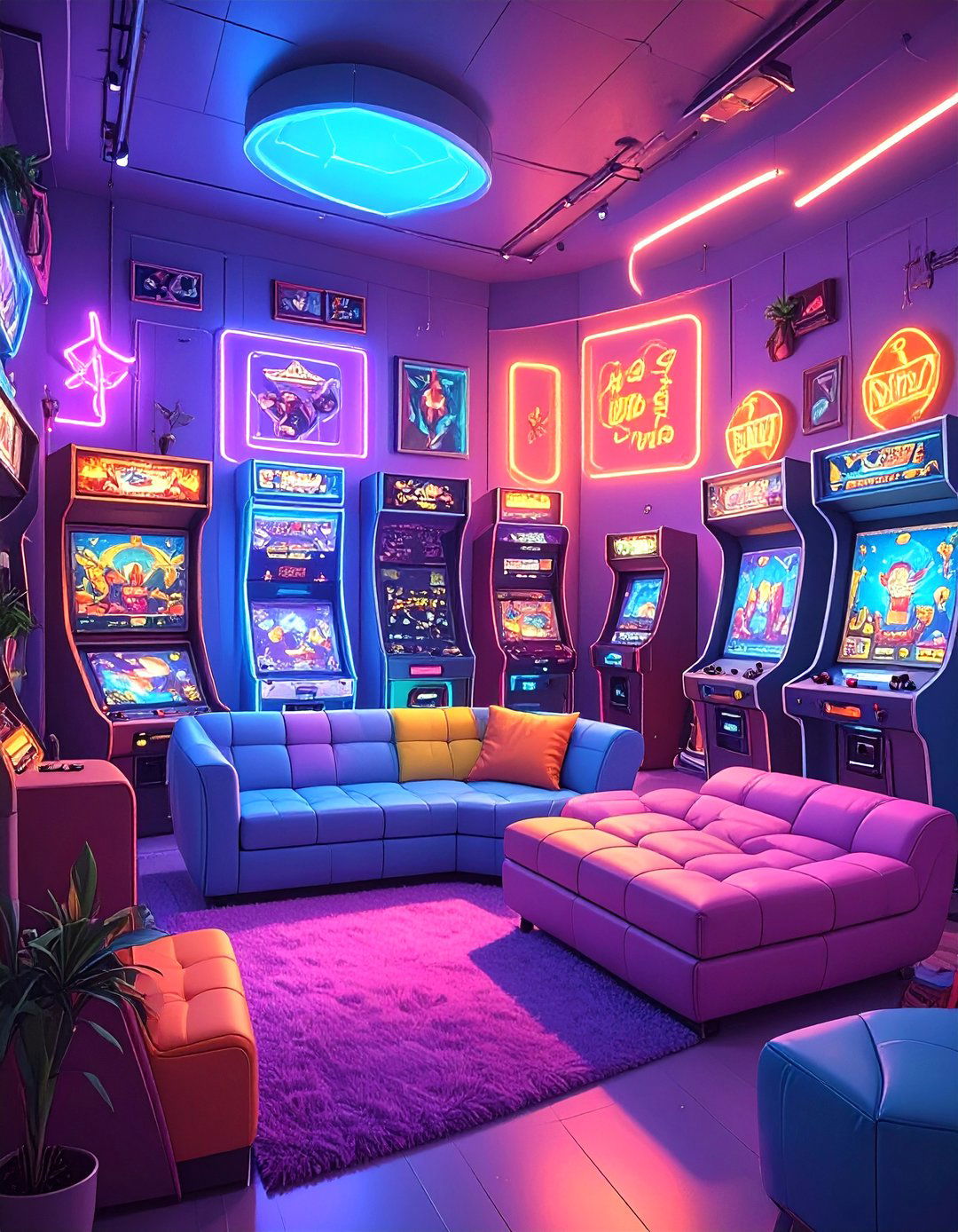 The Retro Arcade Revival - 30 man cave furniture ideas