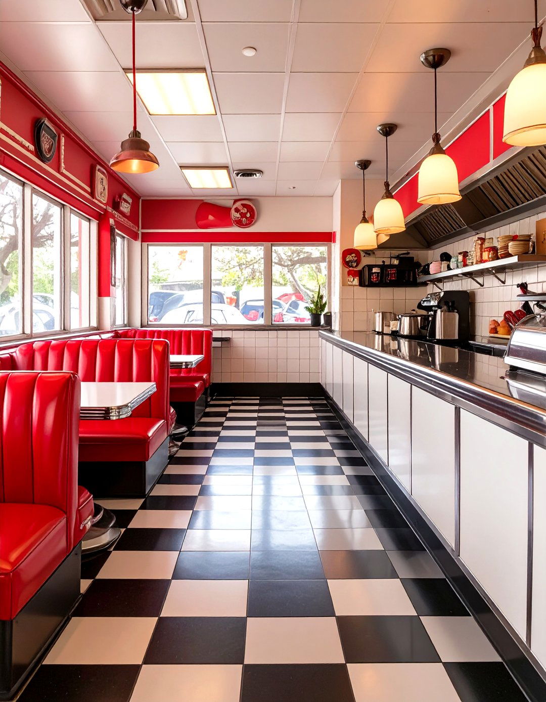 The Retro Diner Kitchen - 30 free kitchen design ideas