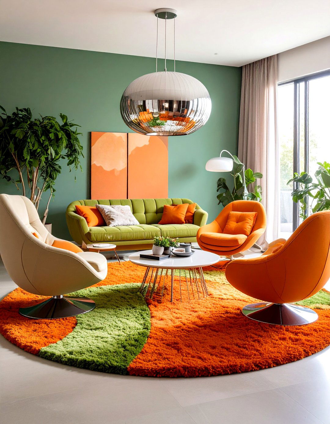 The Retro Futurism Lounge - 30 eclectic interior design ideas
