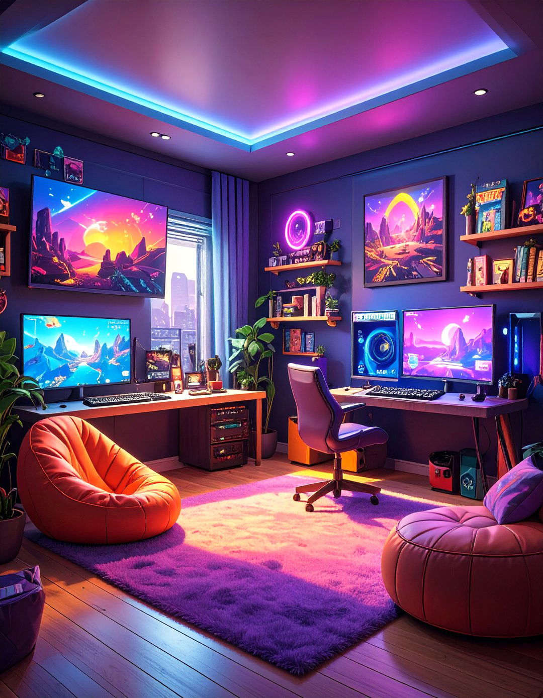 The Retro Gamers Arcade Room - 30 ai teen room design ideas