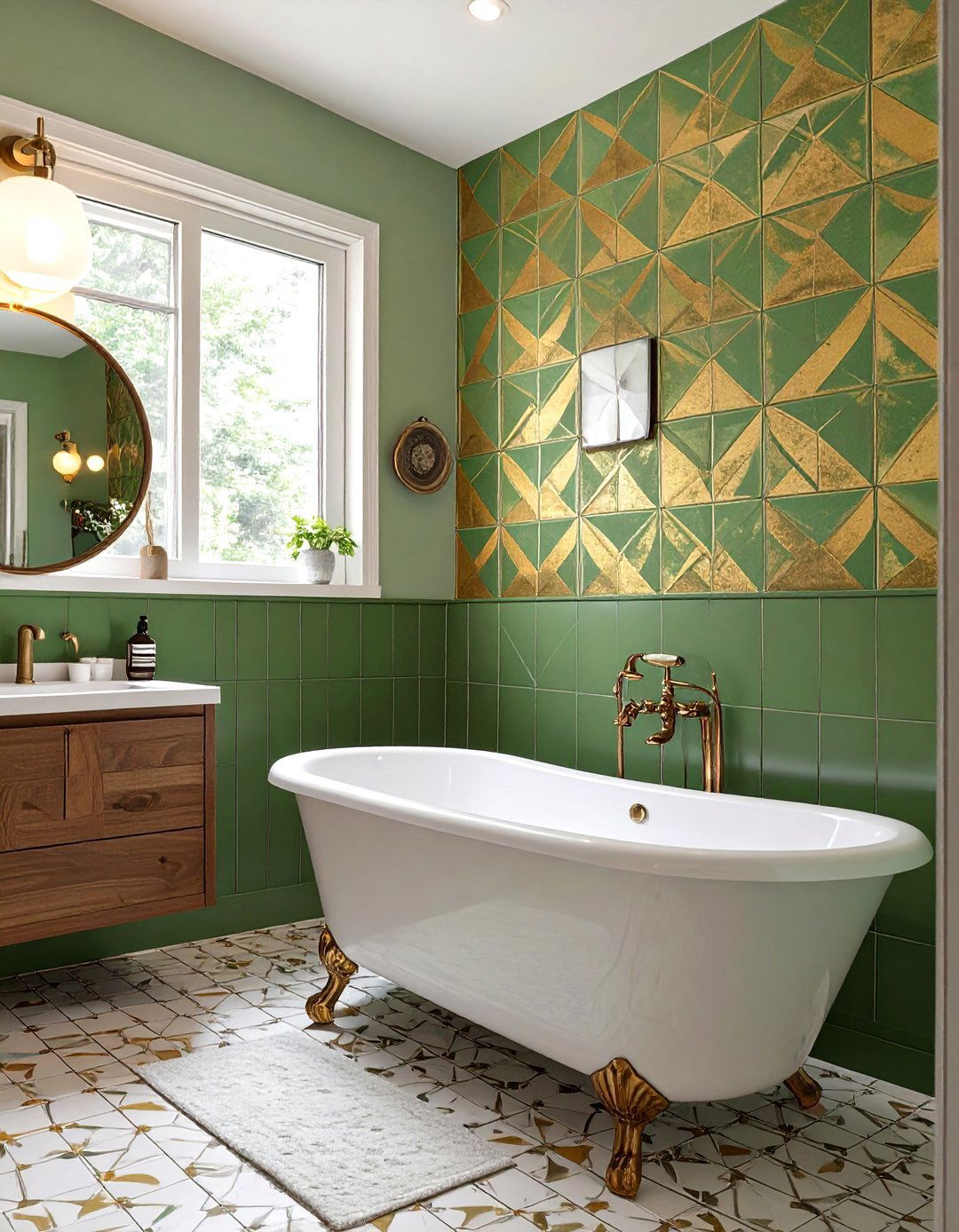 The Retro Revival Bathroom - 30 bathroom remodel ideas on a budget