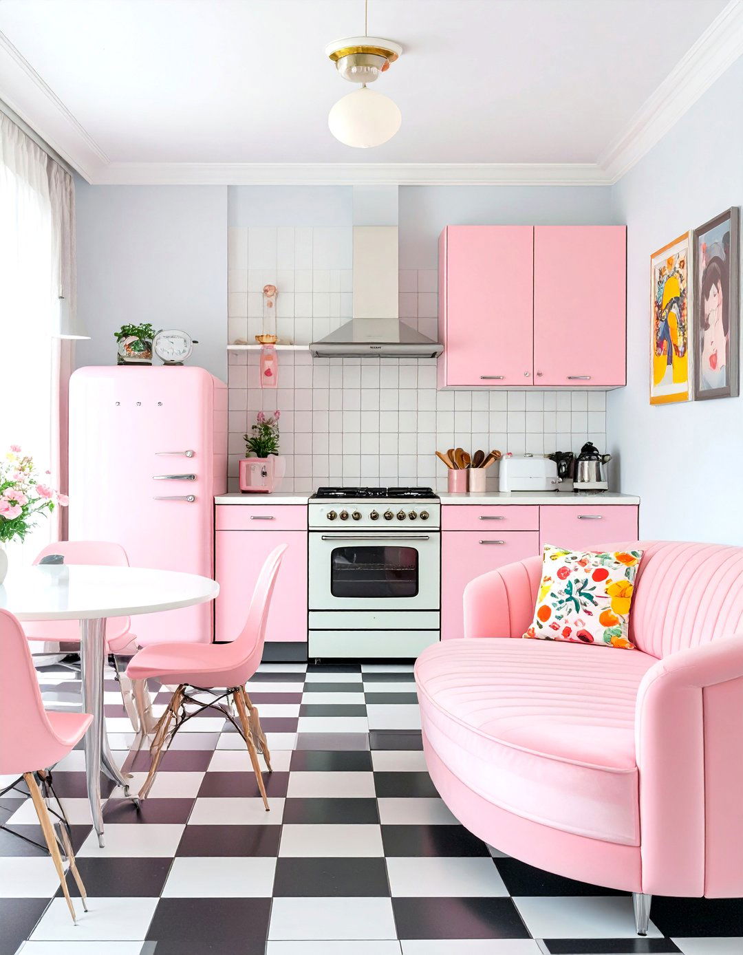 The Retro Revival Kitchen and Living Room - 30 kitchen and living room ideas