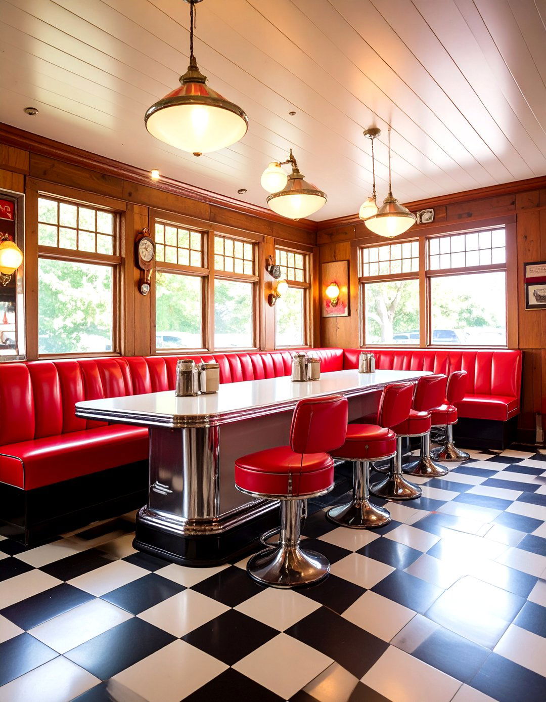 The Retro s Diner Garage - 30 2 car garage man cave ideas