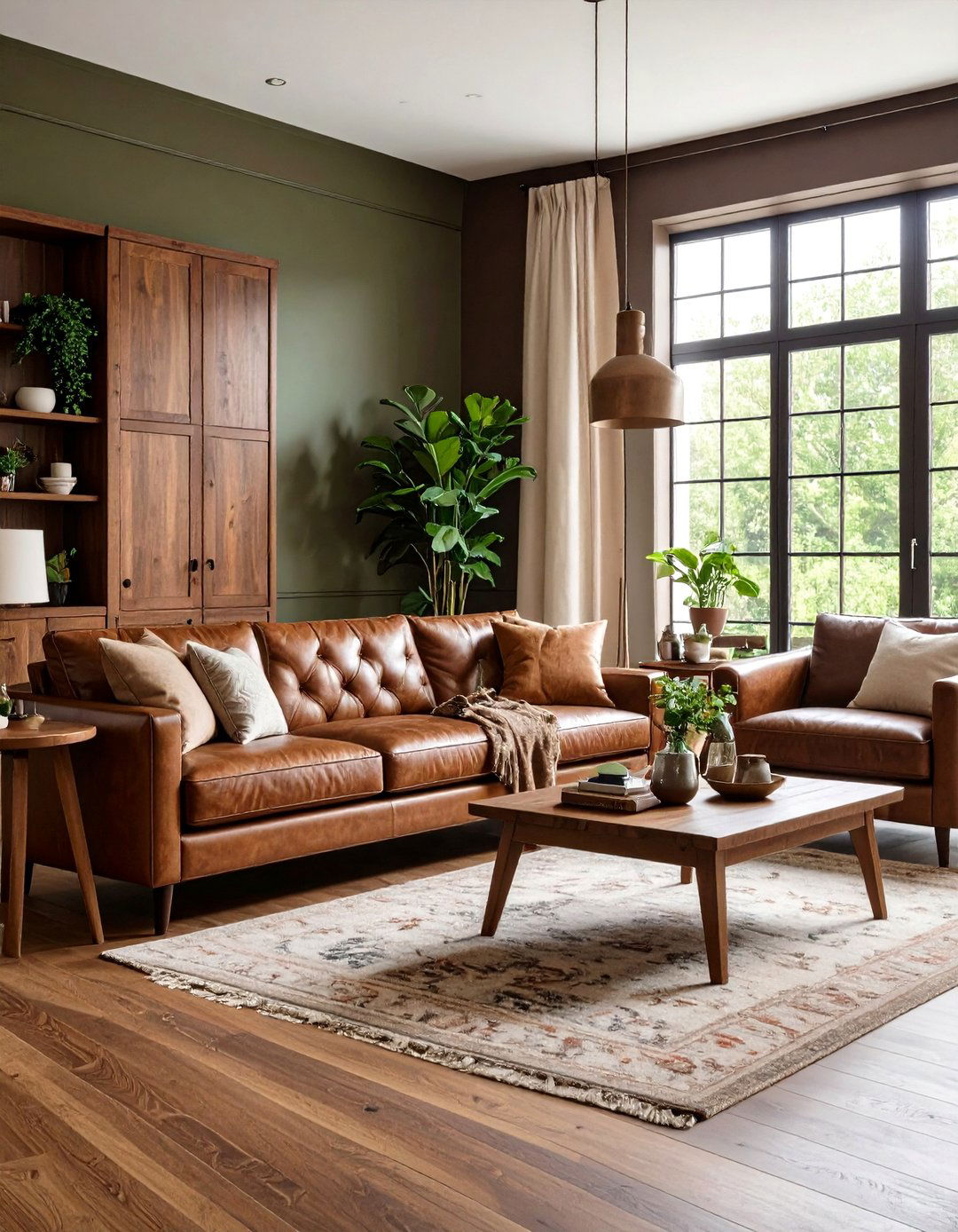 The Return of Brown Tones - 30 2025 living room trends