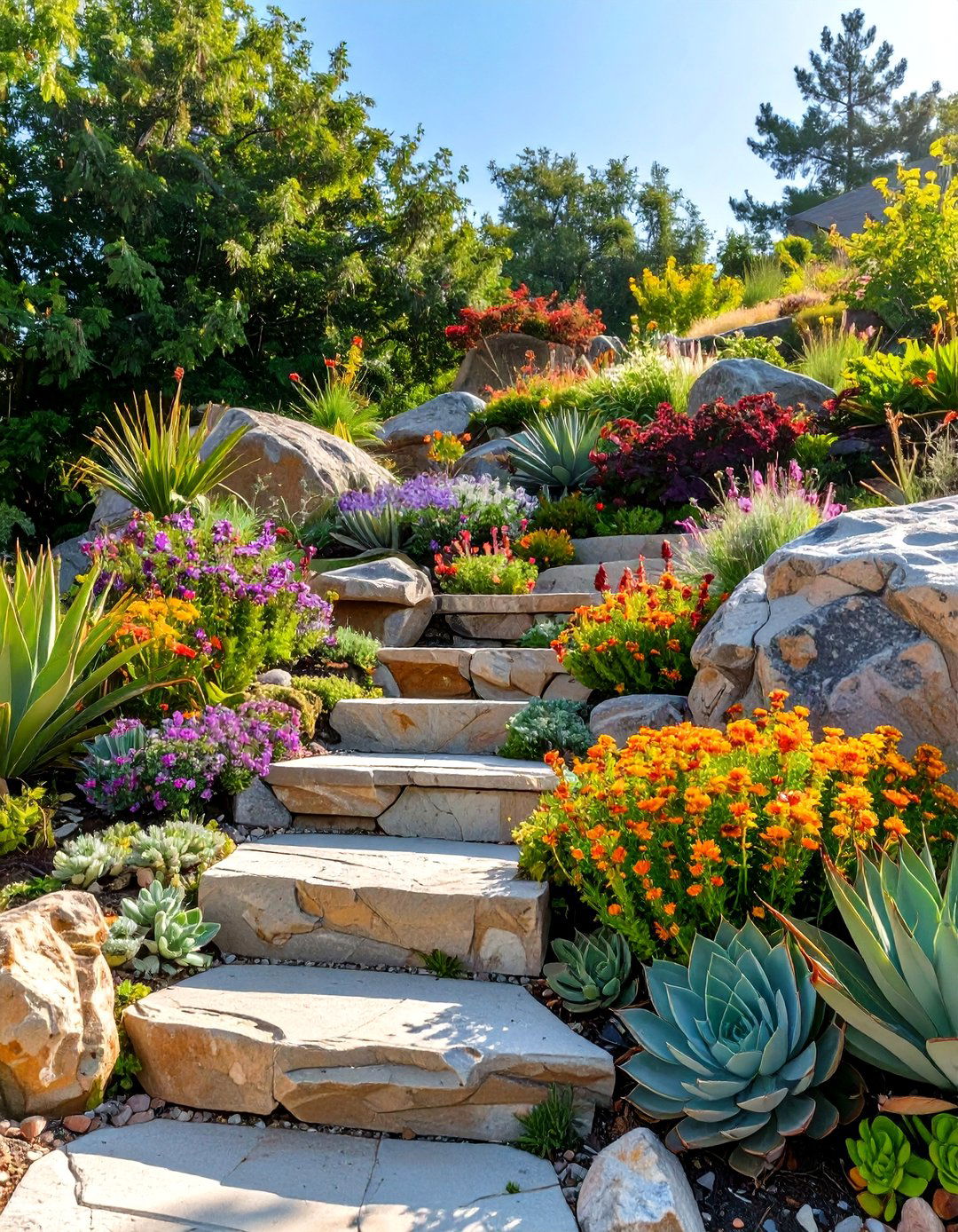 The Rock Garden on a Slope - 30 garden design software ideas