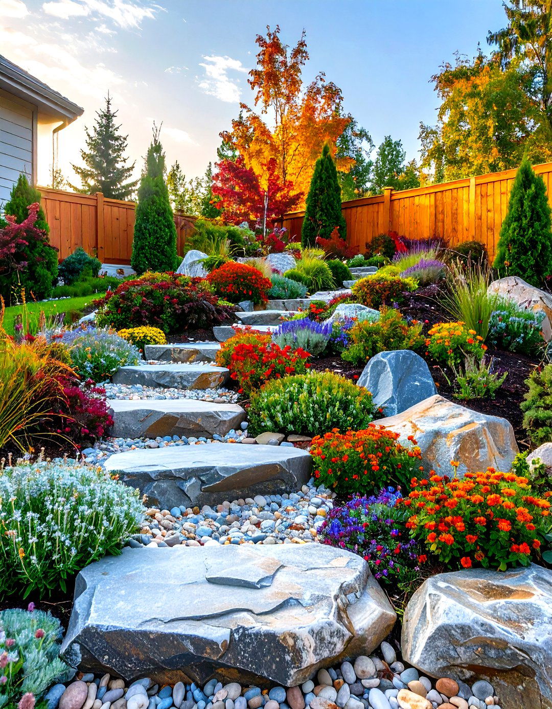 The Rock Garden with Alpine Plants - 30 landscaping ideas for front yard
