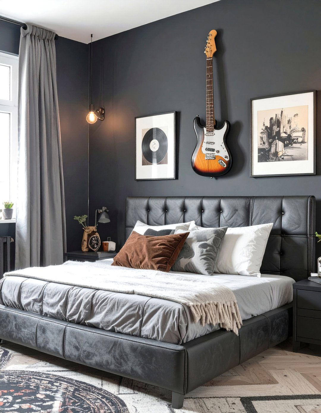 The Rock and Roll Dorm Room - 30 boy dorm room ideas