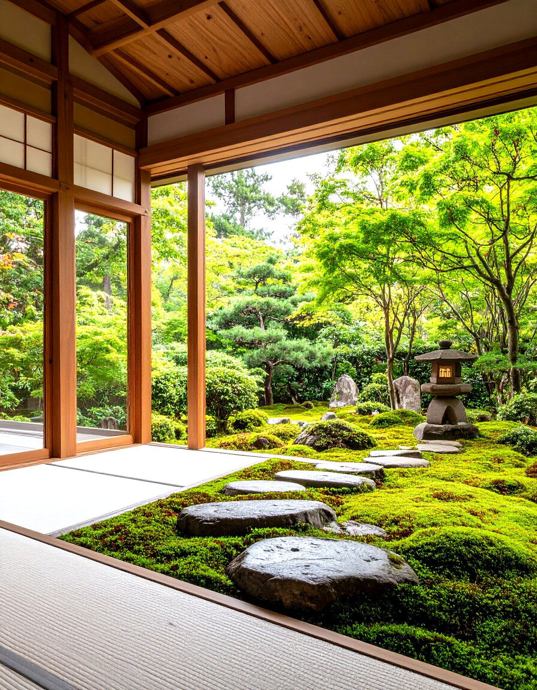 The Roji Garden Pathway View - 30 japanese interior design ideas