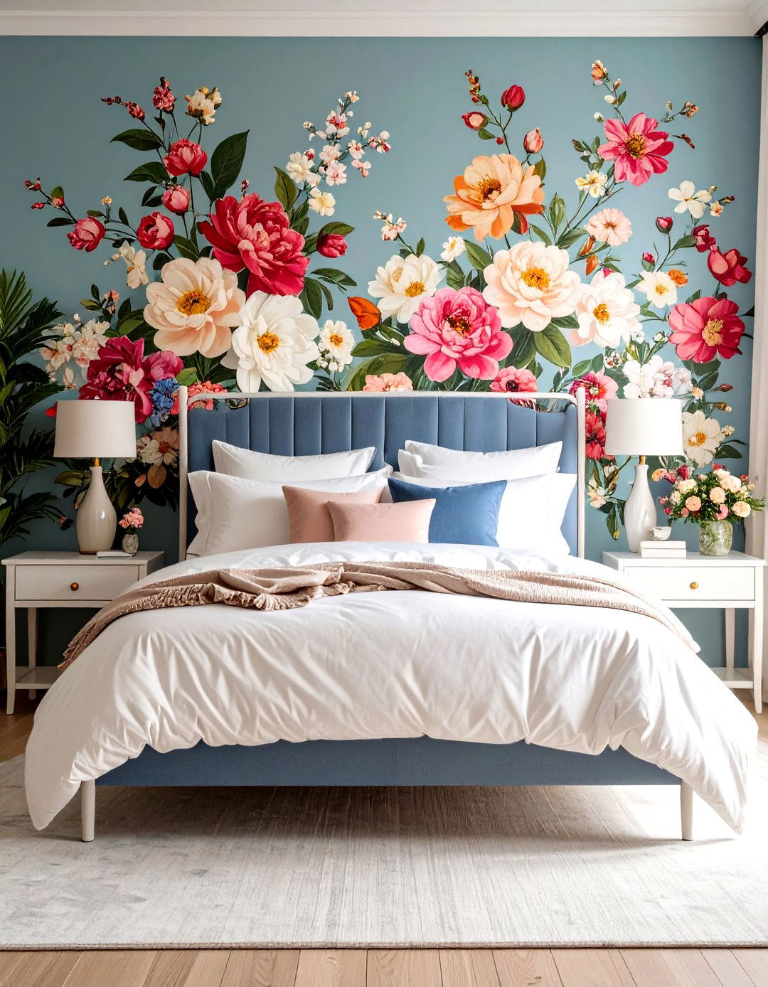 The Romantic Floral Bedroom - 30 ikea bedroom ideas
