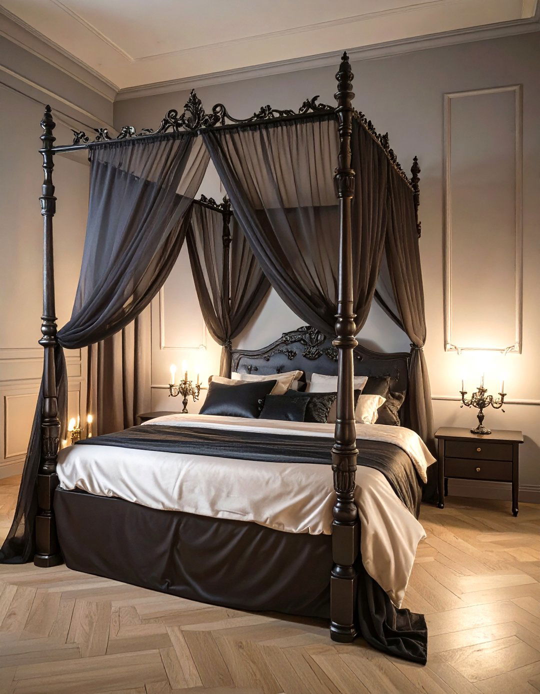 The Romantic Gothic Bedroom - 30 gothic interior design ideas