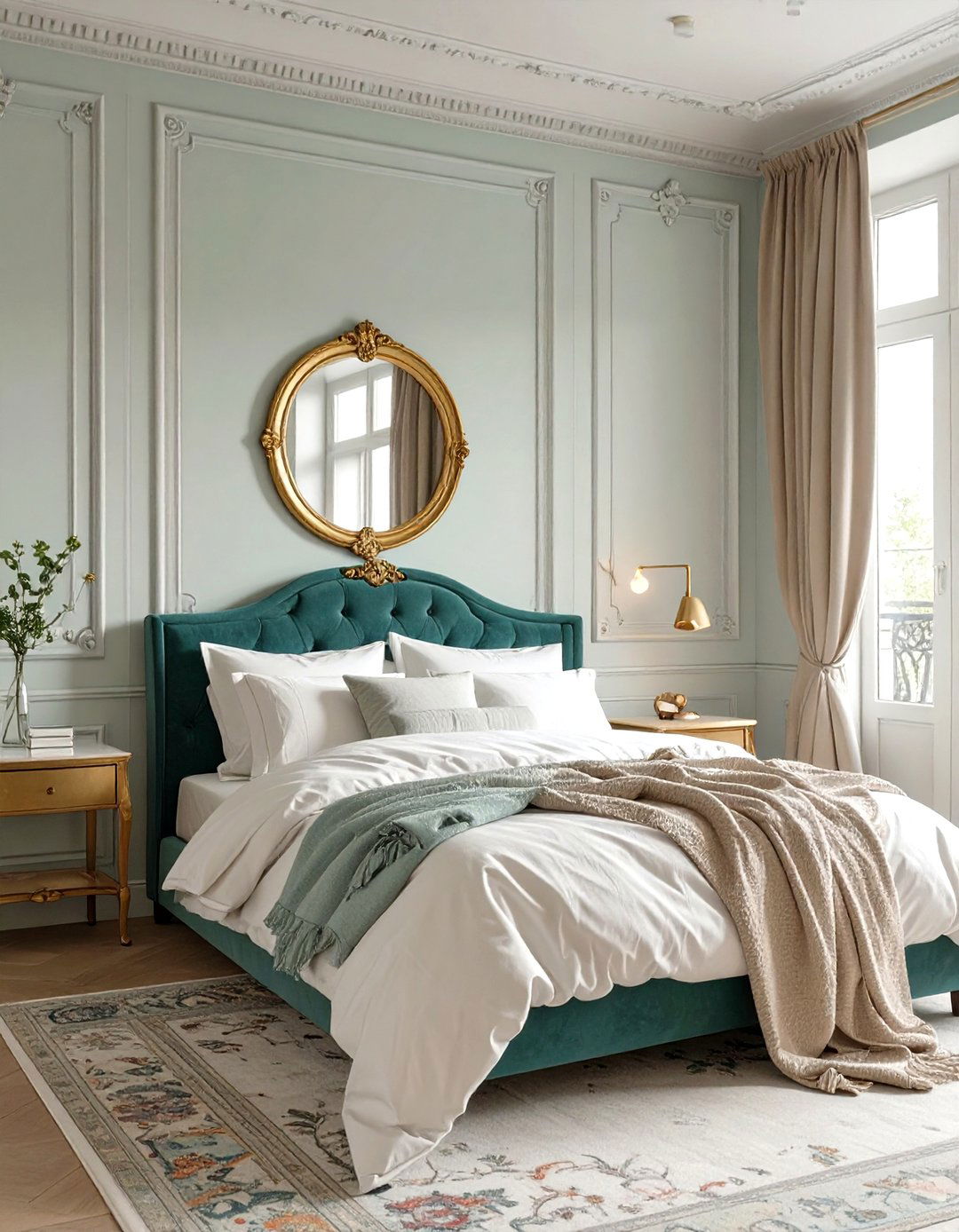 The Romantic Parisian Apartment Bedroom - 30 cozy master bedroom ideas