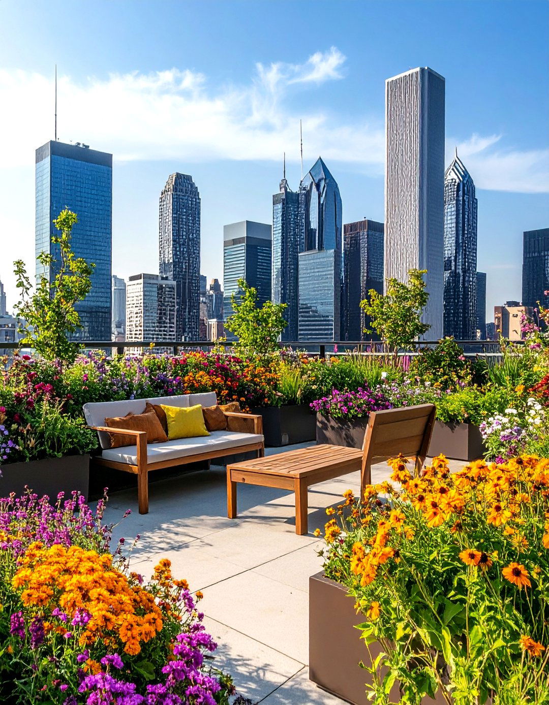 The Rooftop Butterfly Garden Oasis - 30 layout butterfly garden design plans ideas