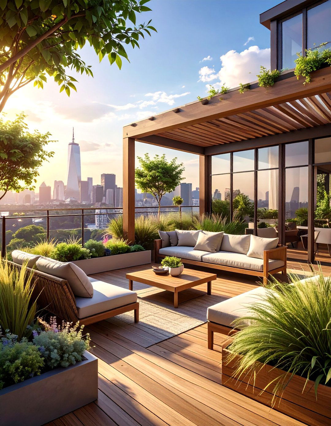 The Rooftop Terrace Oasis - 30 buckhead landscape and design ideas