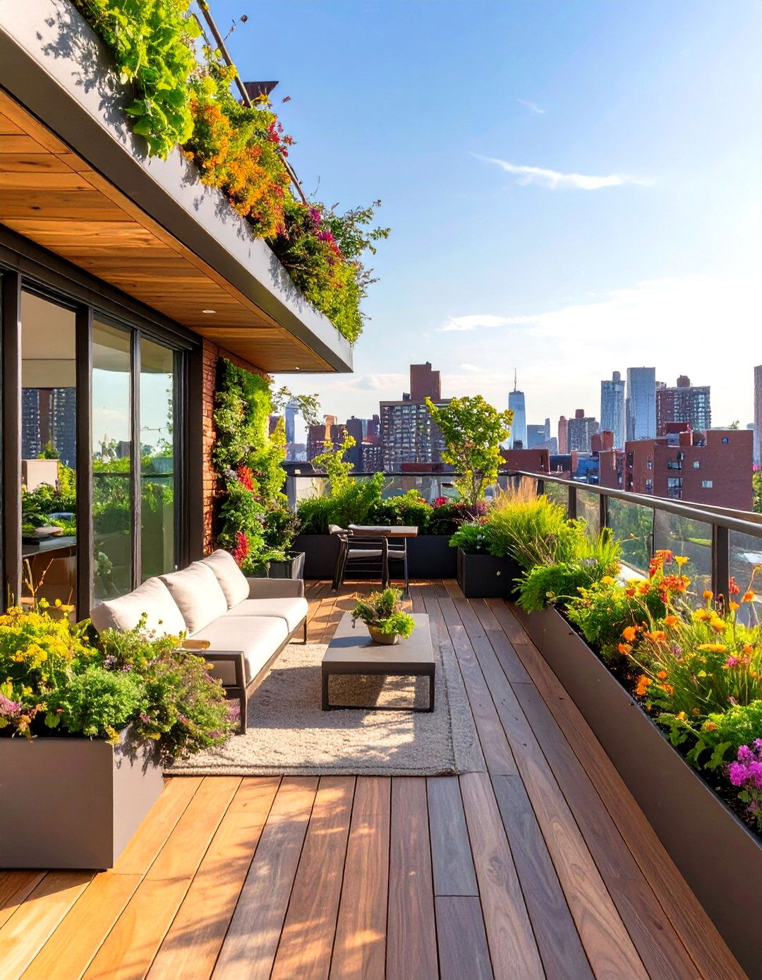 The Rooftop Urban Garden Deck - 30 modern backyard ideas