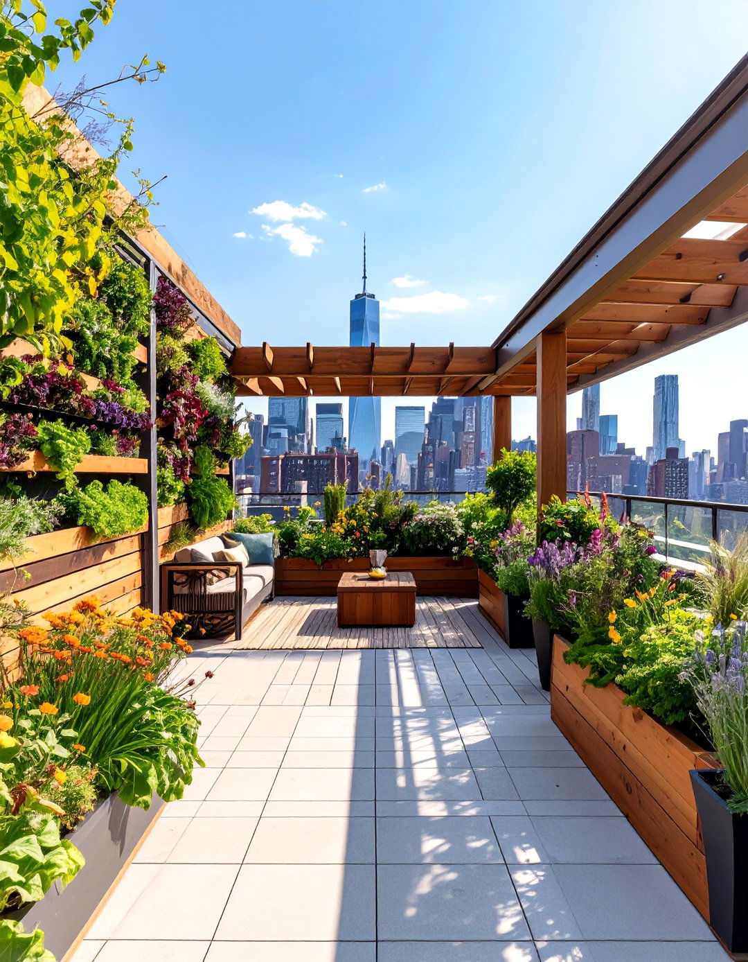 The Rooftop Urban Garden - 30 attached covered patio ideas