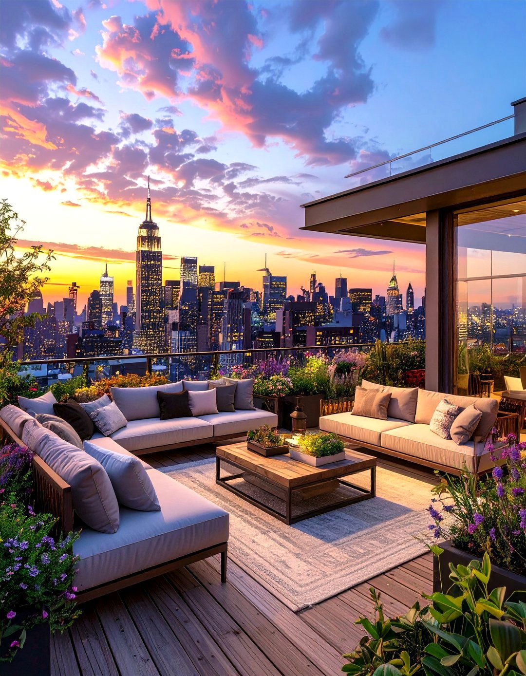 The Rooftop Urban Oasis - 30 deck enclosure ideas