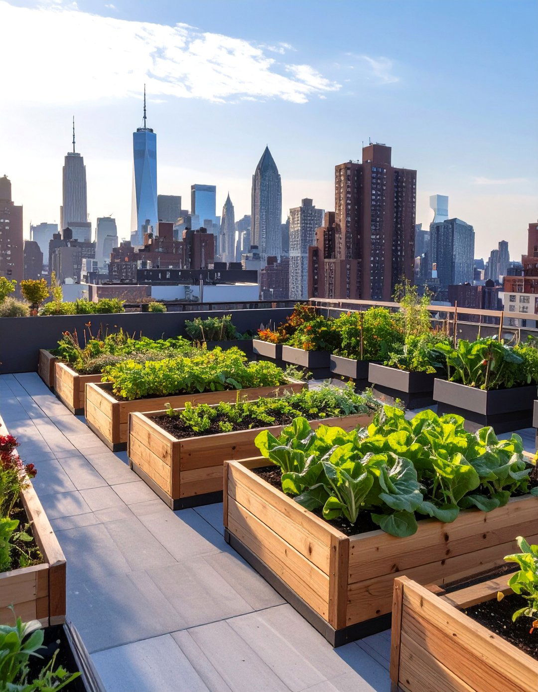 The Rooftop Vegetable Garden - 30 backyard vegetable garden ideas