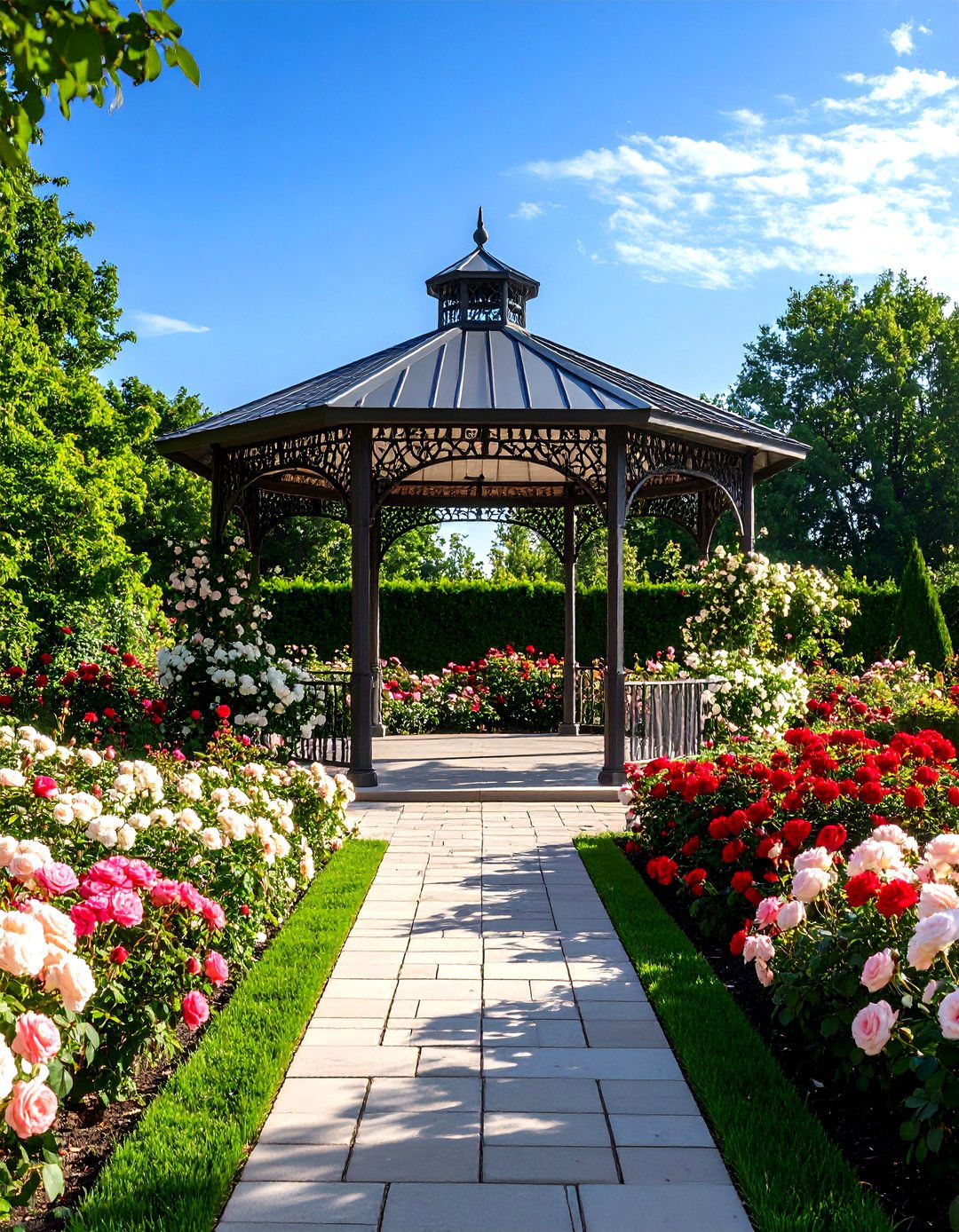 The Rose Garden Landscape - 30 garden landscaping ideas