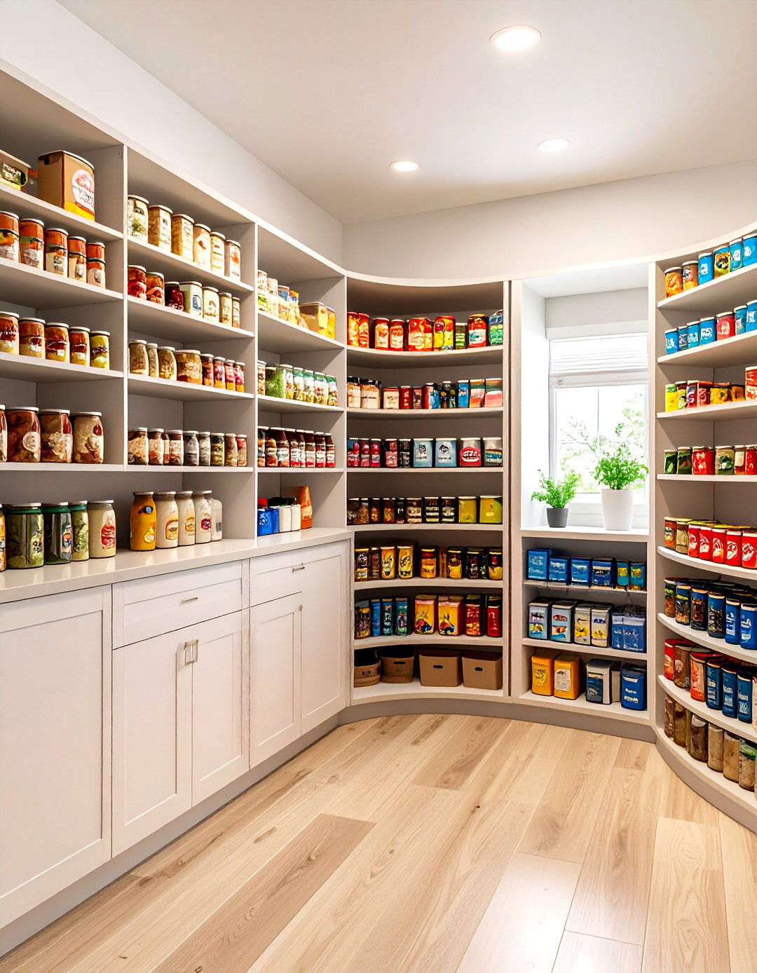 The Rotating Corner Pantry Shelves - 30 kitchen corner cabinet ideas