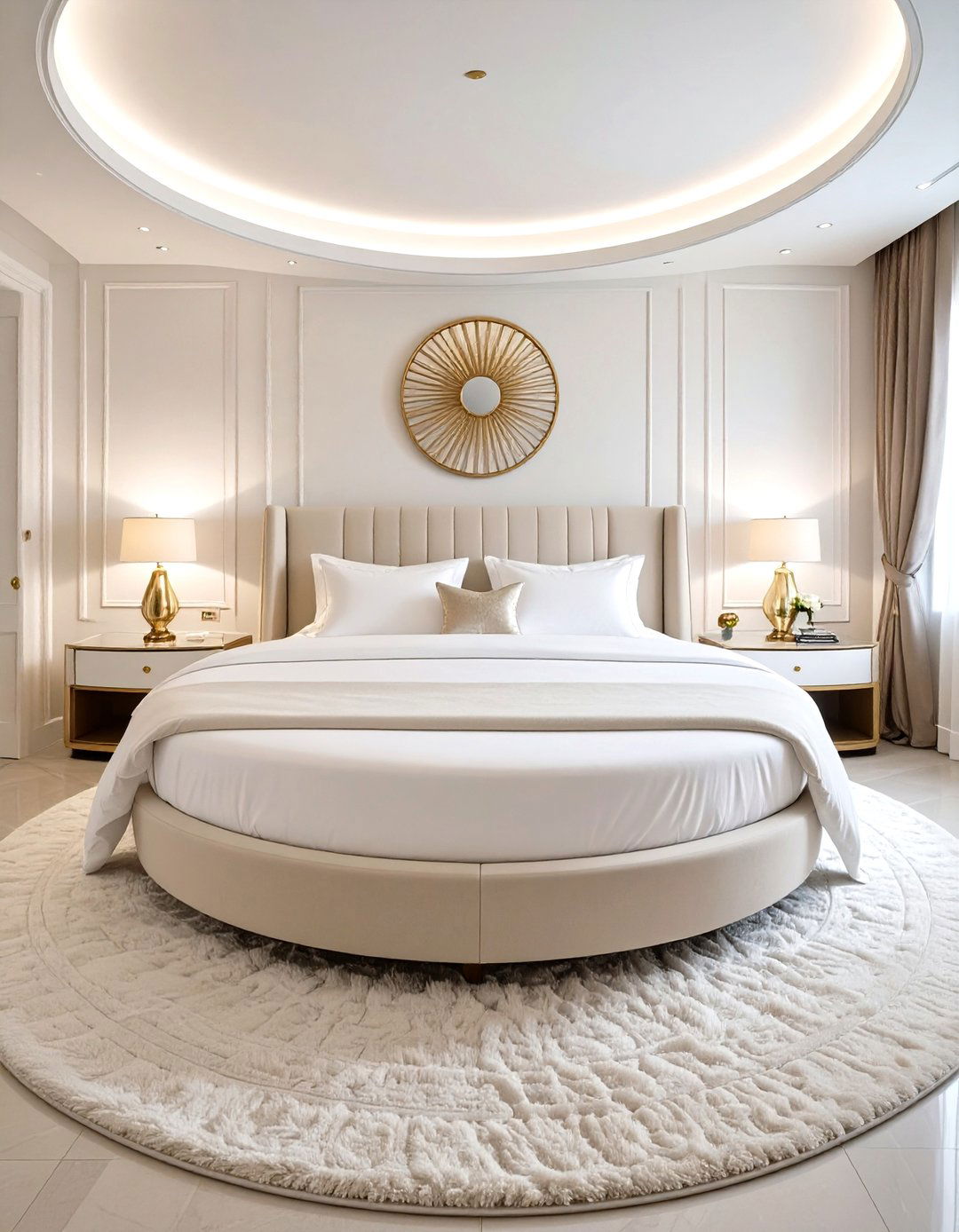 The Round Bed Bedroom - 30 luxury modern bedroom ideas